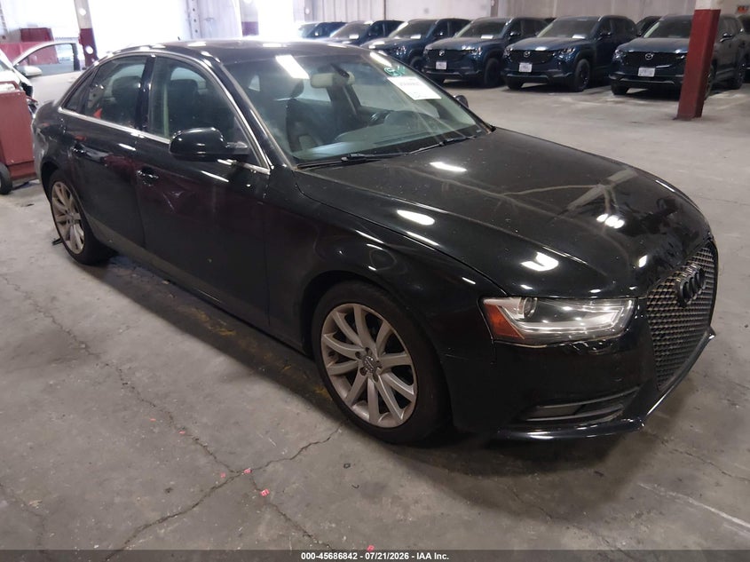 2013 Audi A4 VIN WAUEFAFL9DA054681 IAAI salvage auction — NORMAL WEAR, Clear (Oregon), sold $1,250 on 2026-08-01 (photo 1)