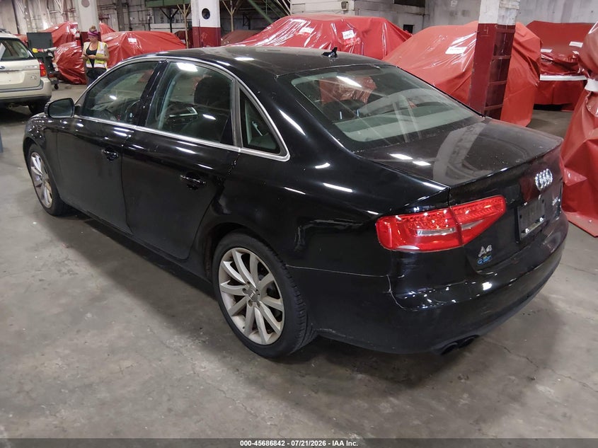 2013 Audi A4 VIN WAUEFAFL9DA054681 IAAI salvage auction — NORMAL WEAR, Clear (Oregon), sold $1,250 on 2026-08-01 (photo 3)