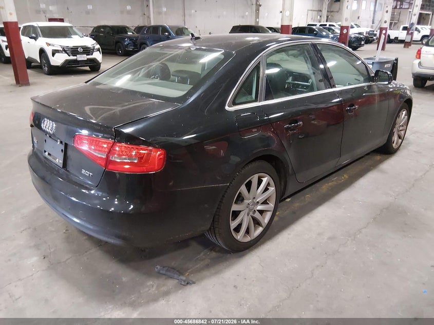 2013 Audi A4 VIN WAUEFAFL9DA054681 IAAI salvage auction — NORMAL WEAR, Clear (Oregon), sold $1,250 on 2026-08-01 (photo 4)