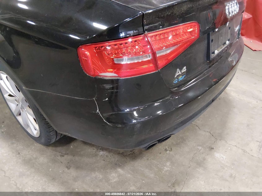2013 Audi A4 VIN WAUEFAFL9DA054681 IAAI salvage auction — NORMAL WEAR, Clear (Oregon), sold $1,250 on 2026-08-01 (photo 6)