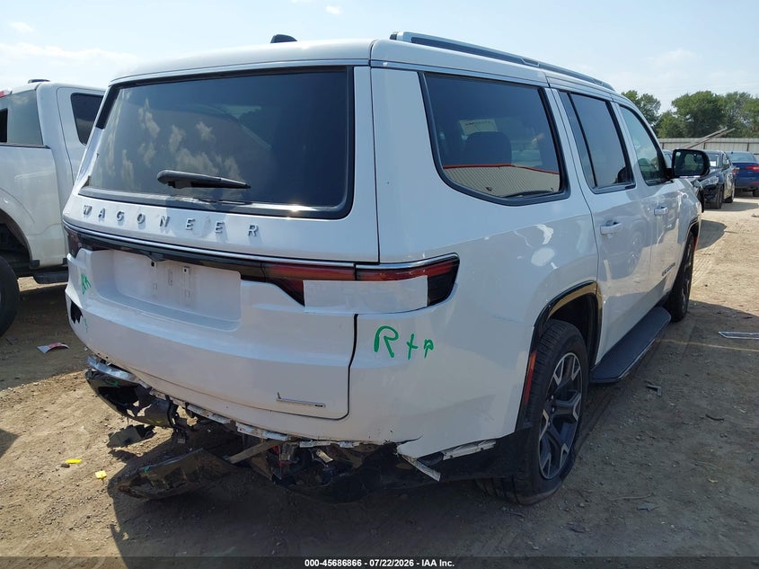 2024 Jeep Grand wagoneer VIN 1C4SJVDP9RS168943 IAAI salvage auction — REAR END, Enterprise Vehicles Clear Only (Texas), sold $27,000 on 2026-09-01 (photo 4)