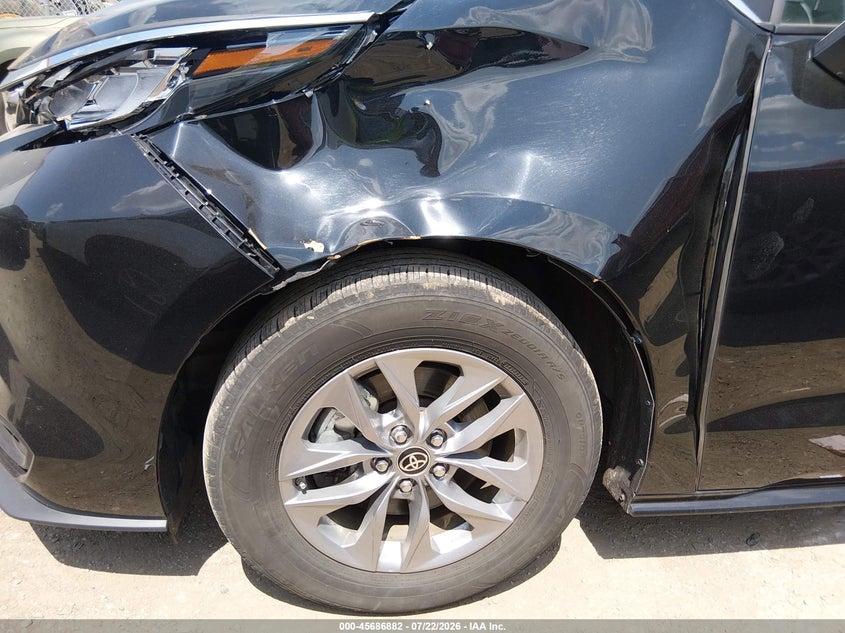 2025 Toyota Sienna VIN 5TDKRKEC7SS226873 IAAI salvage auction — LEFT FRONT, Salvage Title, sold $14,600 on 2026-07-28 (photo 6)