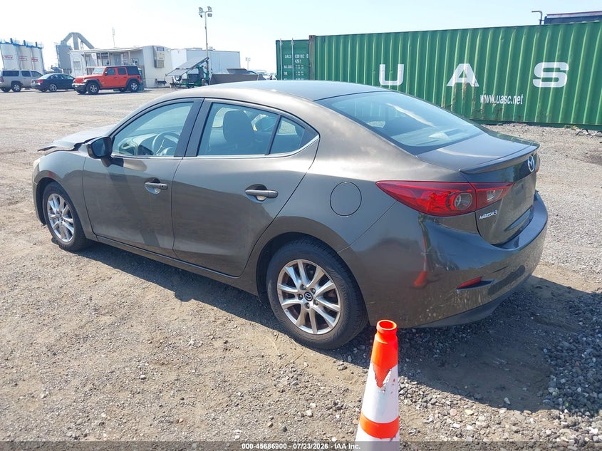 2015 Mazda 3 VIN JM1BM1V72F1249377 IAAI salvage auction — RIGHT FRONT, Mv-907A (New York), sold $400 on 2026-07-28 (photo 3)