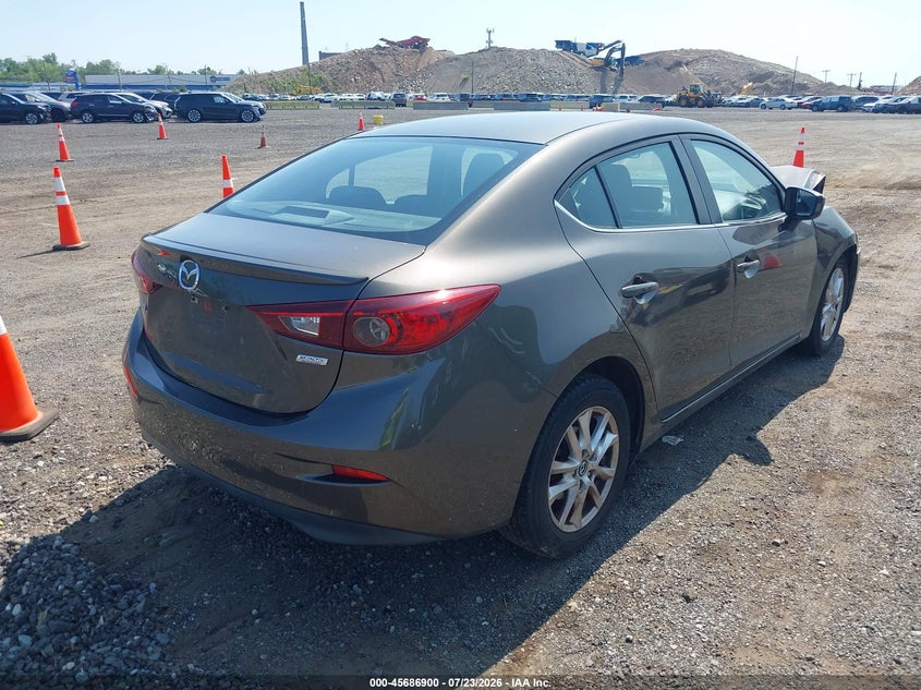 2015 Mazda 3 VIN JM1BM1V72F1249377 IAAI salvage auction — RIGHT FRONT, Mv-907A (New York), sold $400 on 2026-07-28 (photo 4)