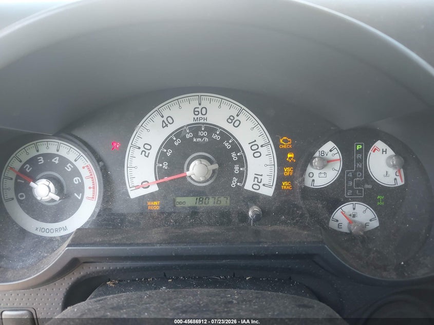 2007 Toyota Fj cruiser VIN JTEBU11F170046206 IAAI salvage auction — NORMAL WEAR, Clear (Michigan), sold $3,550 on 2026-08-01 (photo 7)