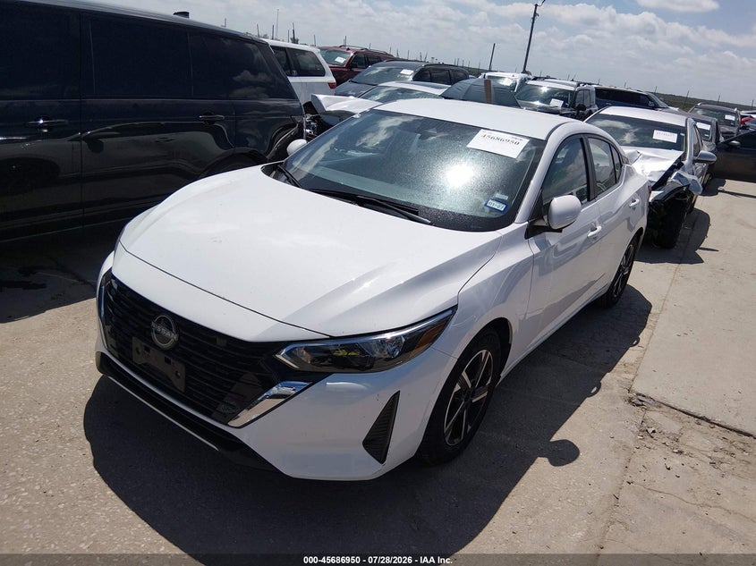 2025 Nissan Sentra VIN 3N1AB8CVXSY282132 IAAI salvage auction — SIDE, Enterprise Vehicles Clear Only (Texas), sold $10,200 on 2026-08-01 (photo 2)