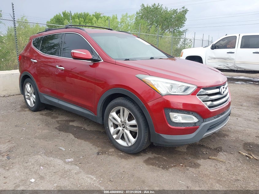 2013 Hyundai Santa fe VIN 5XYZU3LA2DG109383 IAAI salvage auction — NORMAL WEAR, Clear (New Mexico), sold $25 on 2026-07-29 (photo 1)