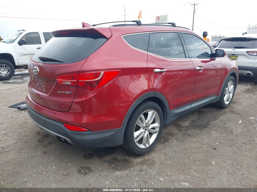 2013 Hyundai Santa fe VIN 5XYZU3LA2DG109383 IAAI salvage auction — NORMAL WEAR, Clear (New Mexico), sold $25 on 2026-07-29 (photo 4)