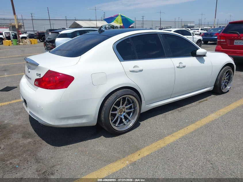 2013 Infiniti G VIN JN1CV6AP6DM711720 IAAI salvage auction — FRONT END, Salvage (California), sold $1,200 on 2026-07-28 (photo 4)