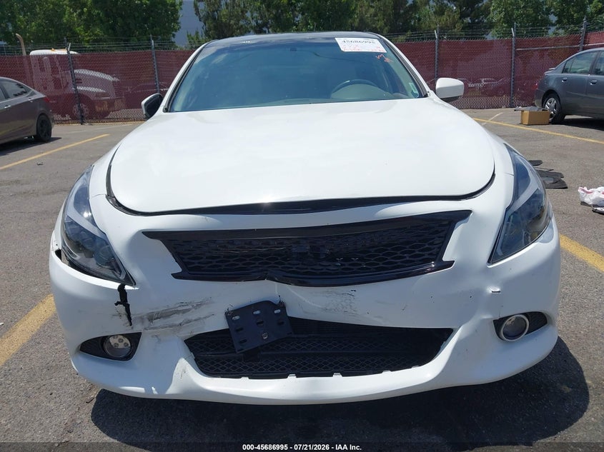2013 Infiniti G VIN JN1CV6AP6DM711720 IAAI salvage auction — FRONT END, Salvage (California), sold $1,200 on 2026-07-28 (photo 6)