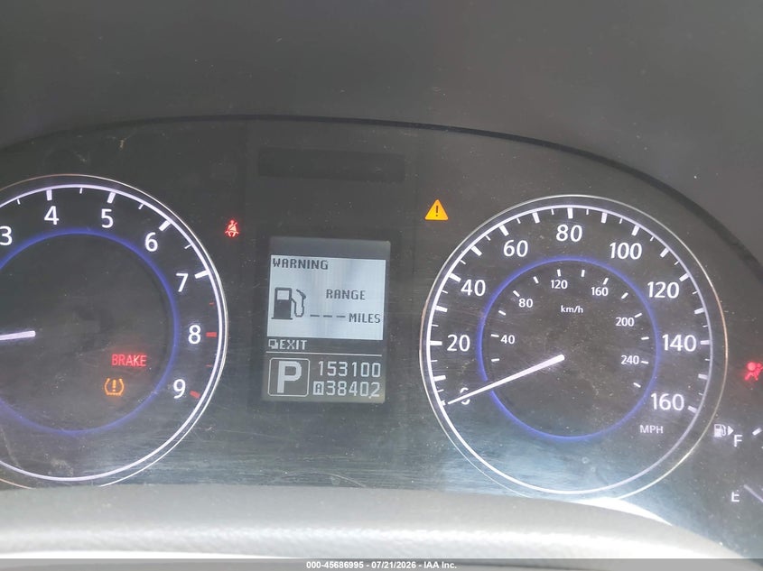 2013 Infiniti G VIN JN1CV6AP6DM711720 IAAI salvage auction — FRONT END, Salvage (California), sold $1,200 on 2026-07-28 (photo 7)