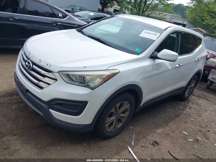 2015 Hyundai Santa fe VIN 5XYZTDLB1FG296135 IAAI salvage auction — MECHANICAL, Clear (Virginia), sold $825 on 2026-07-23 (photo 2)
