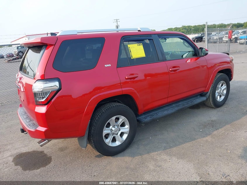2016 Toyota 4runner VIN JTEBU5JR2G5389949 IAAI salvage auction — SIDE, Salvage (Virginia), sold $11,000 on 2026-08-01 (photo 4)
