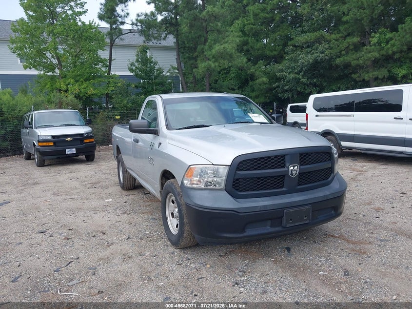 2017 Ram 1500 VIN 3C6JR6DG7HG680983 IAAI salvage auction — NORMAL WEAR, Sf97 (Virginia), sold $10,650 on 2026-08-19 (photo 1)