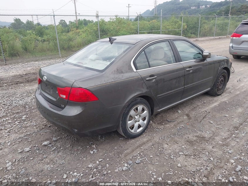 2010 Kia Optima VIN KNAGG4A84A5375171 IAAI salvage auction — SIDE, Salvage (Pennsylvania), sold $975 on 2026-07-31 (photo 4)
