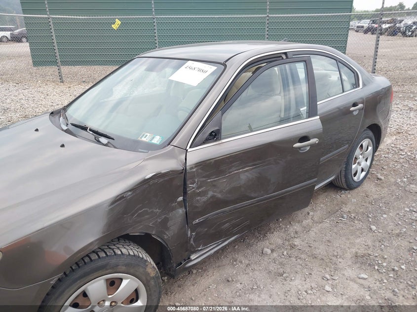 2010 Kia Optima VIN KNAGG4A84A5375171 IAAI salvage auction — SIDE, Salvage (Pennsylvania), sold $975 on 2026-07-31 (photo 6)