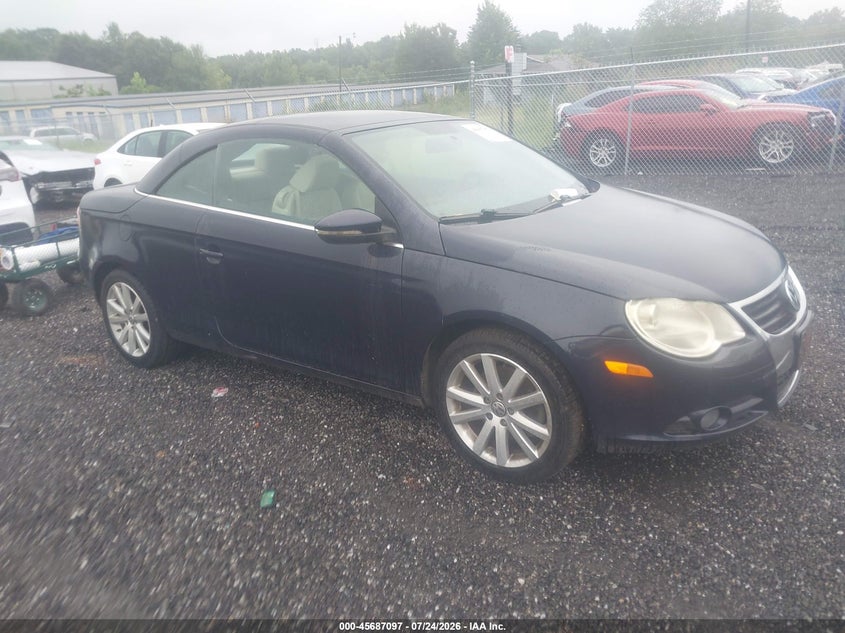 2011 Volkswagen Eos VIN WVWAW7AH6BV003863 IAAI salvage auction — NORMAL WEAR, Clear (South Carolina), sold $25 on 2026-08-04 (photo 1)