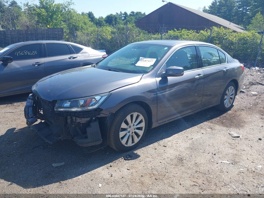 2015 Honda Accord VIN 1HGCR3F87FA019389 IAAI salvage auction — FRONT END, Clear (Massachusetts), sold $2,850 on 2026-07-29 (photo 2)