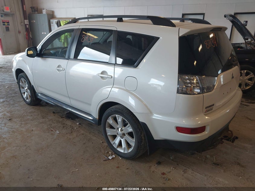 2011 Mitsubishi Outlander VIN JA4JT3AW5BU036952 IAAI salvage auction — NORMAL WEAR, Clear (Michigan), sold $25 on 2026-07-28 (photo 3)