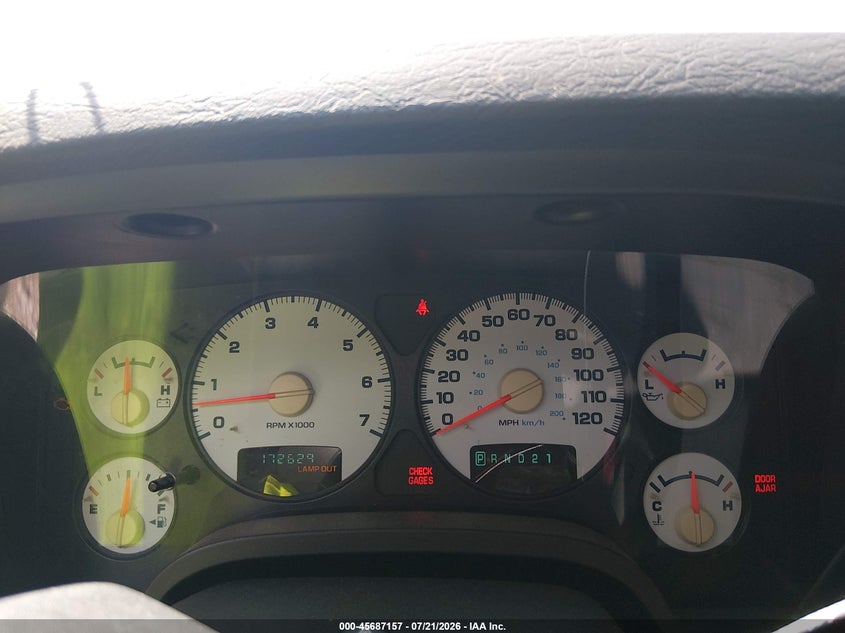 2005 Dodge Ram 1500 VIN 1D7HA18NX5S159499 IAAI salvage auction — FRONT END, Clear (Tennessee), sold $450 on 2026-07-24 (photo 7)