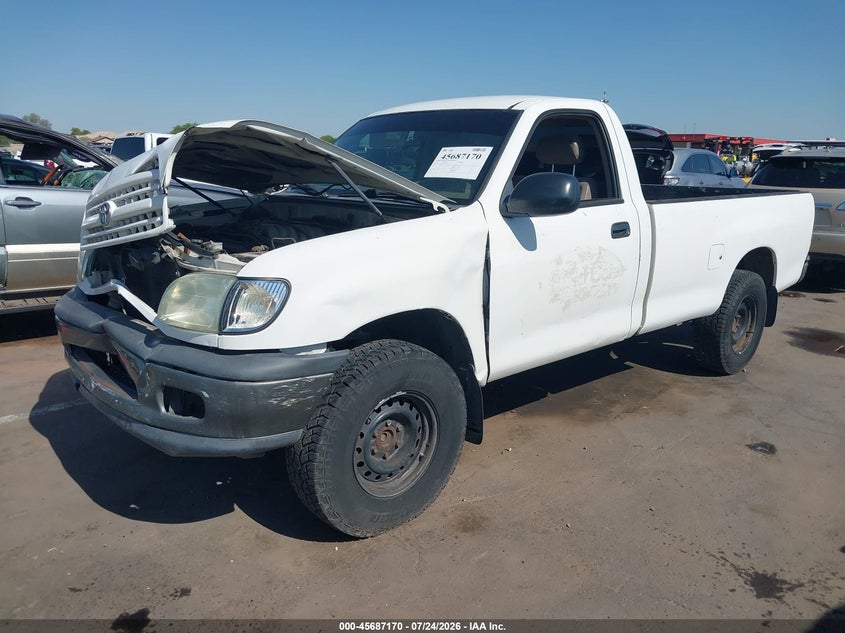 2001 Toyota Tundra VIN 5TBJN32121S165424 IAAI salvage auction — FRONT END, Salvage (Arizona), sold $2,400 on 2026-07-31 (photo 2)