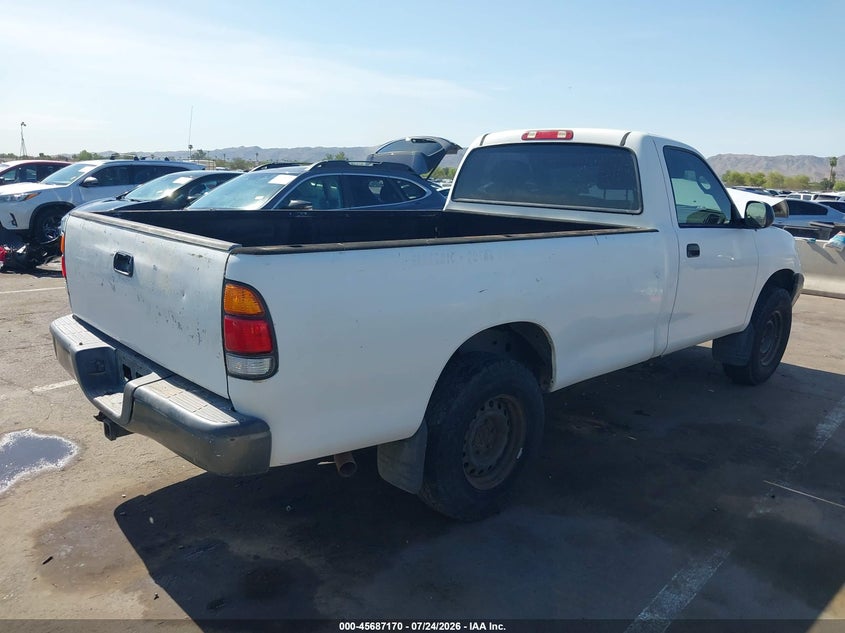 2001 Toyota Tundra VIN 5TBJN32121S165424 IAAI salvage auction — FRONT END, Salvage (Arizona), sold $2,400 on 2026-07-31 (photo 4)