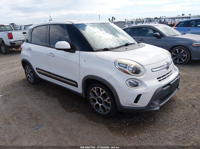 2014 Fiat 500l VIN ZFBCFADH7EZ003971 IAAI salvage auction — NORMAL WEAR, Clear - Dealer Only (California), sold $25 on 2026-07-29 (photo 1)