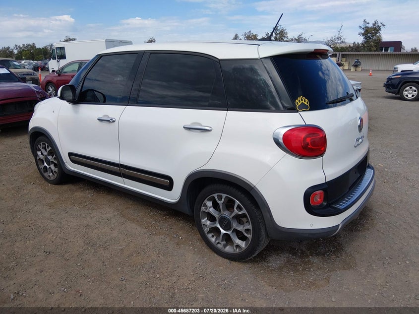 2014 Fiat 500l VIN ZFBCFADH7EZ003971 IAAI salvage auction — NORMAL WEAR, Clear - Dealer Only (California), sold $25 on 2026-07-29 (photo 3)