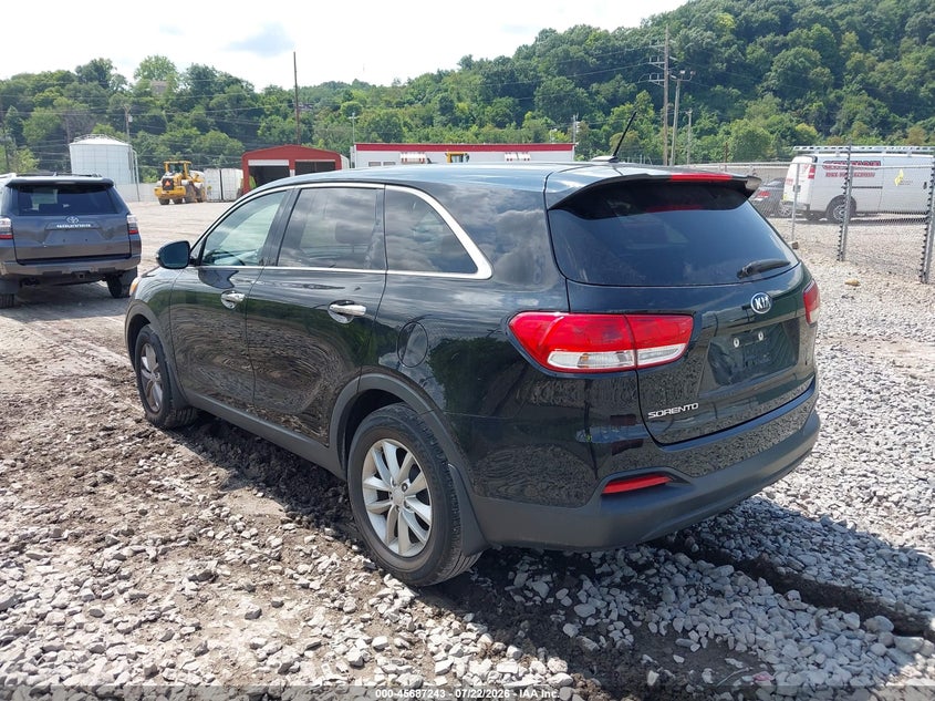 2018 Kia Sorento VIN 5XYPG4A30JG423506 IAAI salvage auction — NORMAL WEAR, Clear (Pennsylvania), sold $1,550 on 2026-07-28 (photo 3)