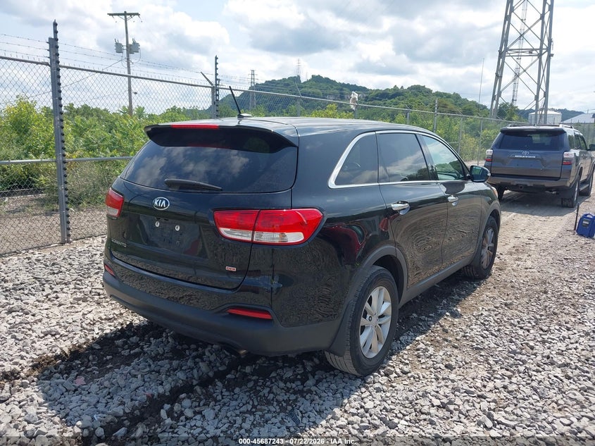 2018 Kia Sorento VIN 5XYPG4A30JG423506 IAAI salvage auction — NORMAL WEAR, Clear (Pennsylvania), sold $1,550 on 2026-07-28 (photo 4)
