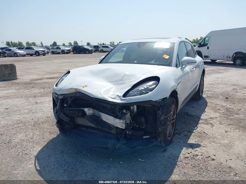 2022 Porsche Macan VIN WP1AA2A51NLB02502 IAAI salvage auction — FRONT END, Salvage Title, sold $14,450 on 2026-08-19 (photo 2)