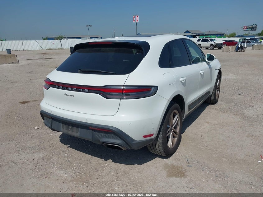 2022 Porsche Macan VIN WP1AA2A51NLB02502 IAAI salvage auction — FRONT END, Salvage Title, sold $14,450 on 2026-08-19 (photo 4)