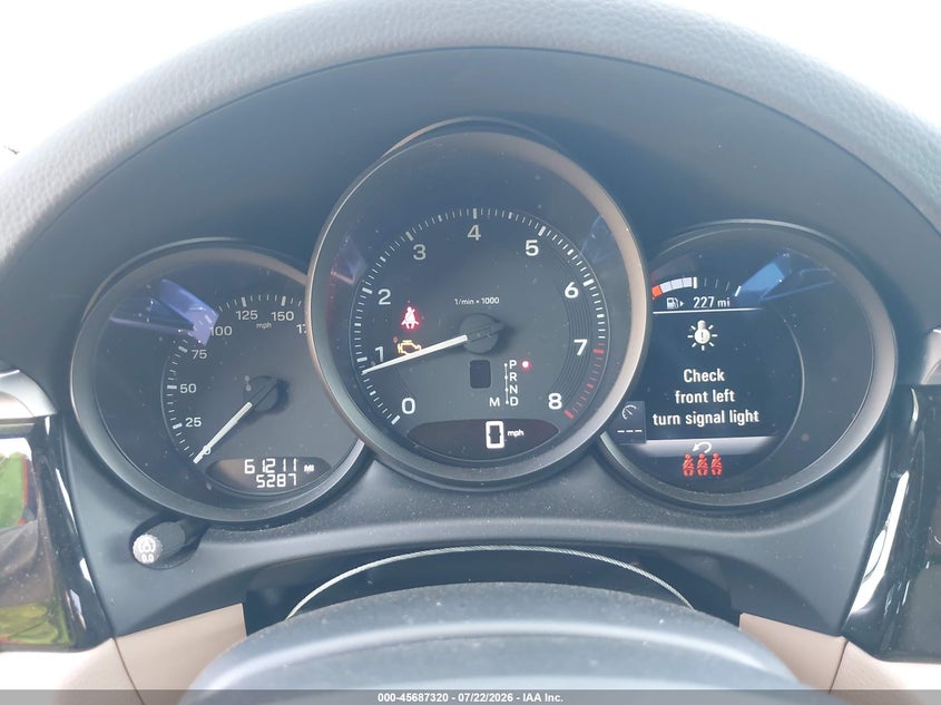 2022 Porsche Macan VIN WP1AA2A51NLB02502 IAAI salvage auction — FRONT END, Salvage Title, sold $14,450 on 2026-08-19 (photo 7)