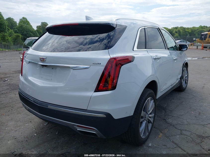 2024 Cadillac Xt5 VIN 1GYKNCRS5RZ732238 IAAI salvage auction — RIGHT SIDE, Salvage (North Carolina), sold $12,600 on 2026-08-02 (photo 4)