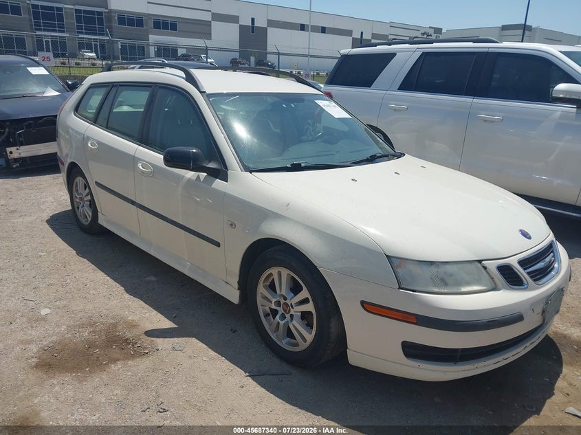 2007 Saab 9-3 VIN YS3FD59Y671147893 IAAI salvage auction — NORMAL WEAR, Original (Texas), sold $200 on 2026-08-18 (photo 1)