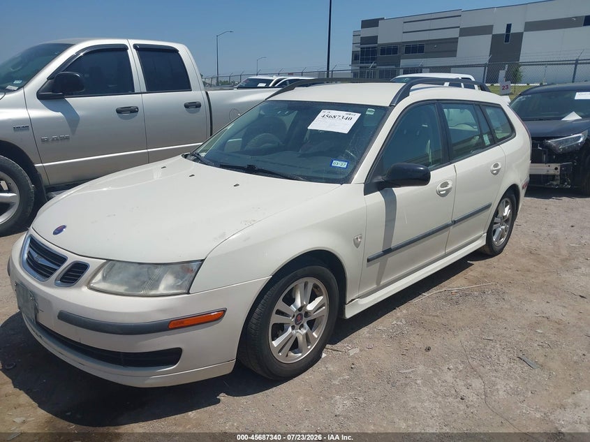 2007 Saab 9-3 VIN YS3FD59Y671147893 IAAI salvage auction — NORMAL WEAR, Original (Texas), sold $200 on 2026-08-18 (photo 2)