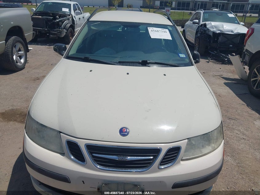 2007 Saab 9-3 VIN YS3FD59Y671147893 IAAI salvage auction — NORMAL WEAR, Original (Texas), sold $200 on 2026-08-18 (photo 6)