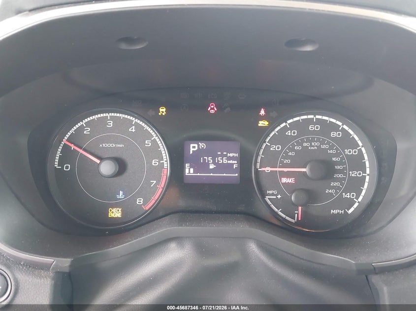 2018 Subaru Xv VIN JF2GTABC0JH213313 IAAI salvage auction — NORMAL WEAR, Clear (Florida), sold $675 on 2026-07-28 (photo 7)