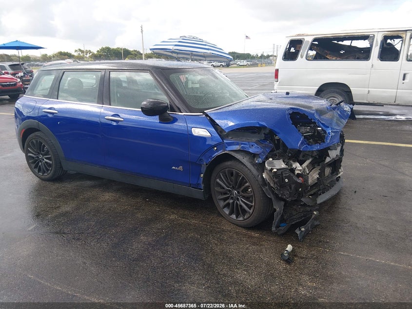 2020 Mini Clubman VIN WMWXJ1C01L2L51163 IAAI salvage auction — FRONT END, Salvage Title, sold $100 on 2026-08-17 (photo 1)