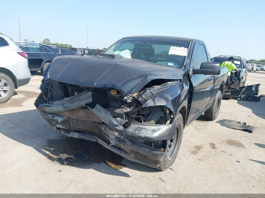 2010 Dodge Ram 1500 VIN 3D7JB1EKXAG118879 IAAI salvage auction — FRONT END, Salvage (Texas), sold $675 on 2026-08-19 (photo 2)