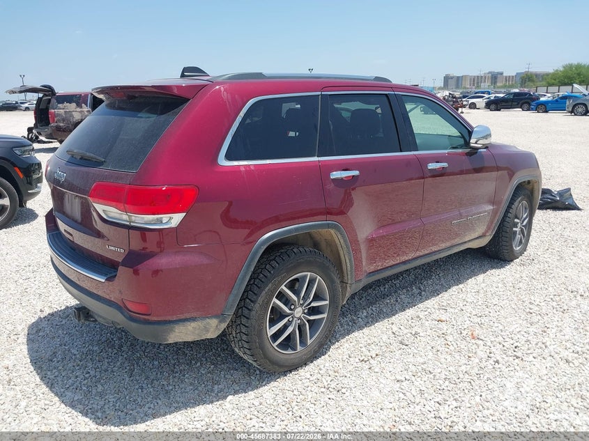 2017 Jeep Grand cherokee VIN 1C4RJFBG4HC787871 IAAI salvage auction — WATER/FLOOD, Wait Title, sold $4,900 on 2026-08-23 (photo 4)