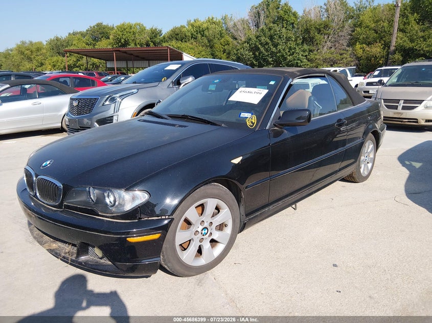 2005 BMW 3 series VIN WBABW33465PL38926 IAAI salvage auction — NORMAL WEAR, Original (Texas), sold $550 on 2026-08-17 (photo 2)
