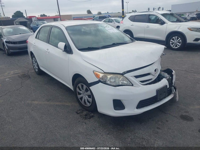 2011 Toyota Corolla VIN JTDBU4EEXB9161236 IAAI salvage auction — FRONT END, Salvage (California), sold $1,450 on 2026-08-07 (photo 1)