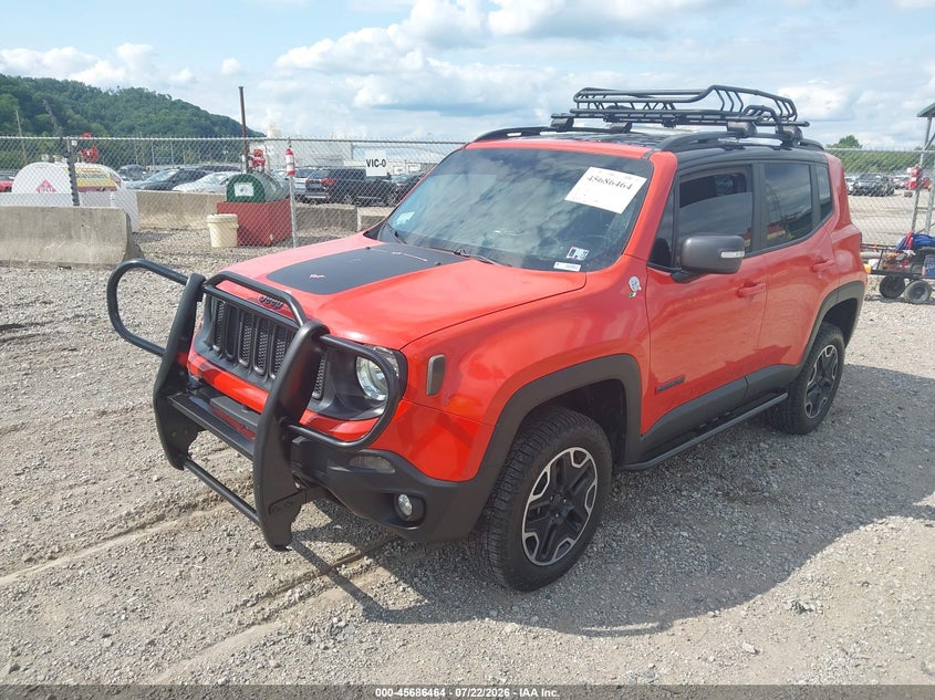 2017 Jeep Renegade VIN ZACCJBCB1HPG38346 IAAI salvage auction — RIGHT FRONT, Wait Title, sold $3,250 on 2026-08-18 (photo 2)