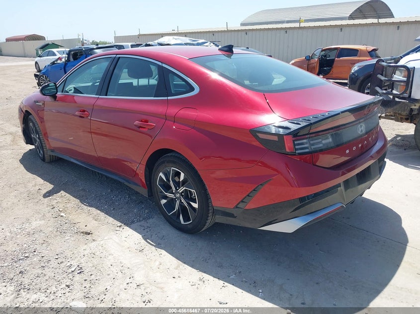 2025 Hyundai Sonata VIN KMHL64JA6SA479009 IAAI salvage auction — LEFT FRONT, Enterprise Vehicles Clear Only (Indiana), sold $14,600 on 2026-07-27 (photo 3)