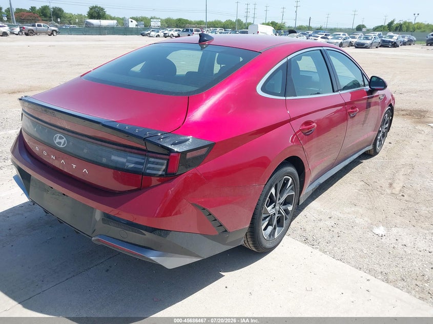 2025 Hyundai Sonata VIN KMHL64JA6SA479009 IAAI salvage auction — LEFT FRONT, Enterprise Vehicles Clear Only (Indiana), sold $14,600 on 2026-07-27 (photo 4)