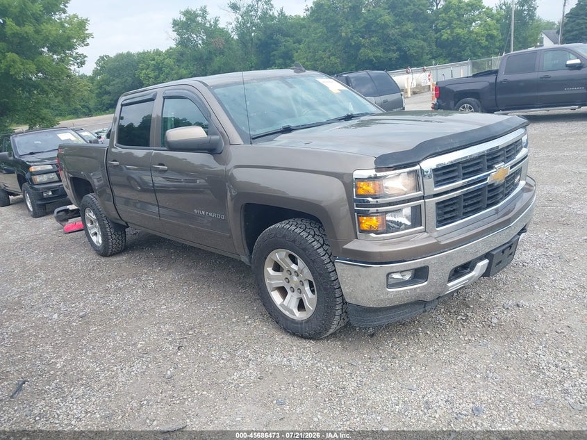 2015 Chevrolet Silverado VIN 3GCUKREC9FG357913 IAAI salvage auction — REAR END, Wait Title, sold $8,200 on 2026-08-01 (photo 1)