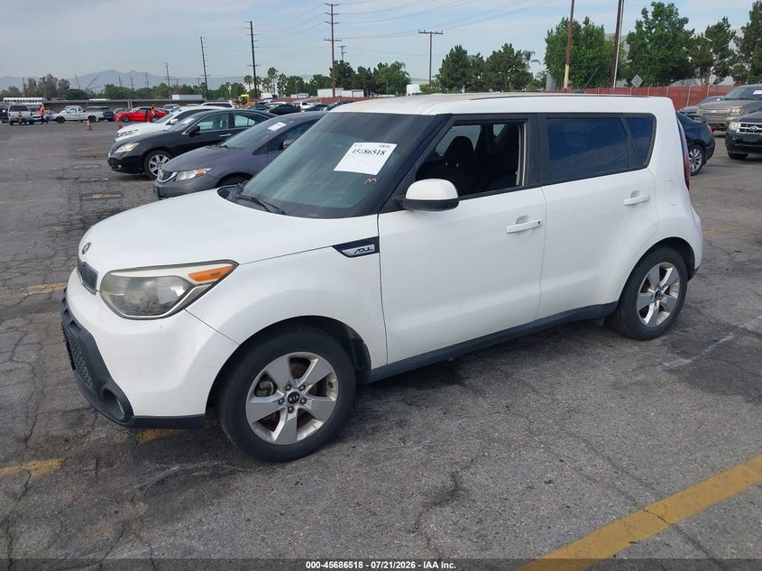 2019 Kia Soul VIN KNDJN2A21K7007566 IAAI salvage auction — NORMAL WEAR, Salvage Title - Dealer (California), sold $325 on 2026-07-28 (photo 2)