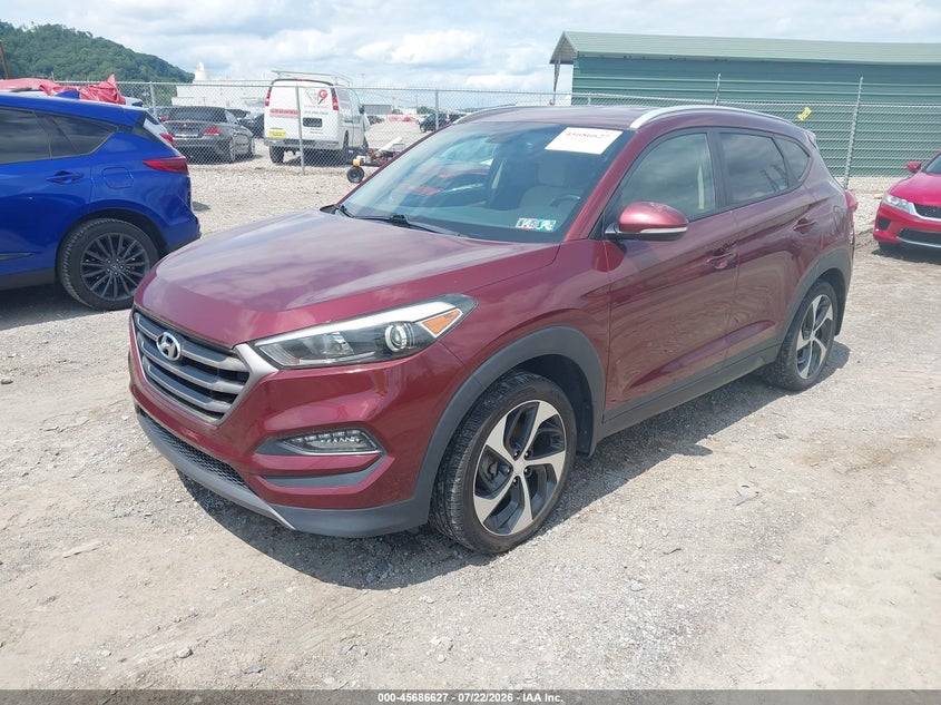 2016 Hyundai Tucson VIN KM8J3CA29GU223570 IAAI salvage auction — NORMAL WEAR, Clear (Pennsylvania), sold $425 on 2026-07-28 (photo 2)