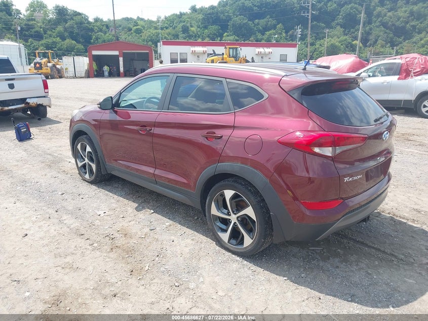 2016 Hyundai Tucson VIN KM8J3CA29GU223570 IAAI salvage auction — NORMAL WEAR, Clear (Pennsylvania), sold $425 on 2026-07-28 (photo 3)